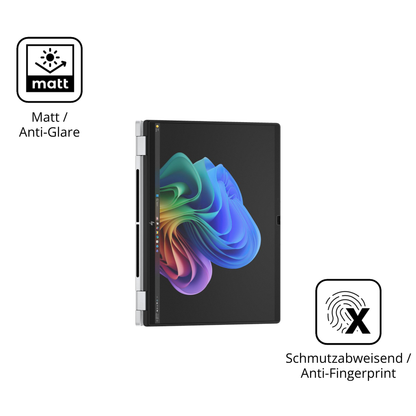 9H Hartbeschichtete, flexible Folie passend zugeschnitten für HP OmniBook X FlipNGAI16-as0771ng