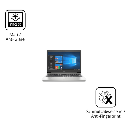 Dünne und entspiegelnde Folie passend zugeschnitten für HP ProBook 450 G7