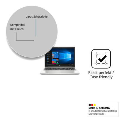 Schutzfolie mit optimaler Passform, zur Verwendung mit Hüllen geeignet