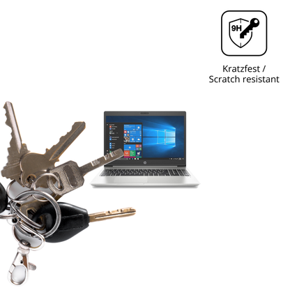 dipos Displayschutz für HP ProBook 450 G7, mattierte Oberfläche, robuste Festigkeit und perfekte Passform