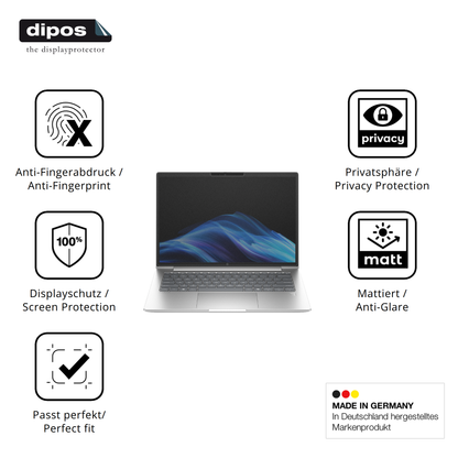 Privatsphäre-Schutz durch Sichtschutz-Folie passend zugeschnitten für hpprobook 4 g1a 14 zoll