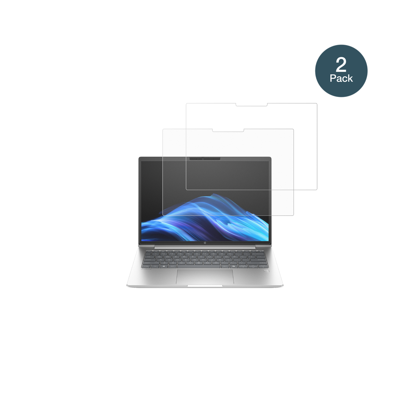 hpprobook 4 g1a 14 zoll mit aufgebrachter dipos Panzerfolie, die lästige Fingerabdrücke minimiert