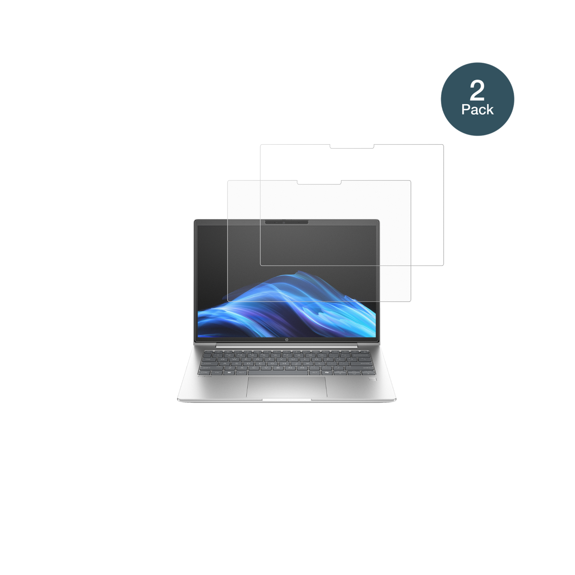 hpprobook 4 g1a 14 zoll mit aufgebrachter dipos Panzerfolie, die lästige Fingerabdrücke minimiert