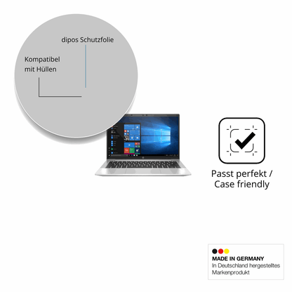 Schutzfolie mit optimaler Passform, zur Verwendung mit Hüllen geeignet