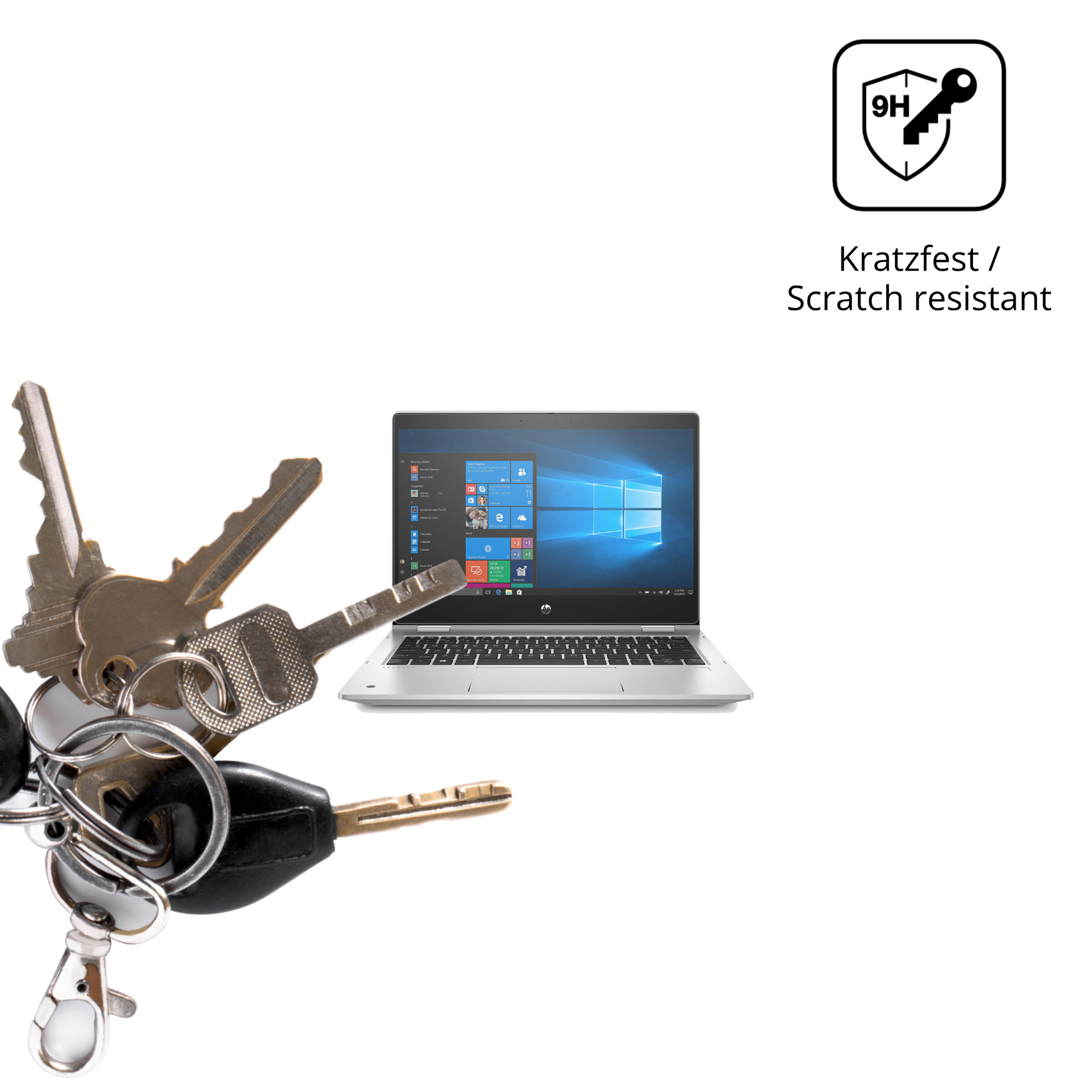 dipos Displayschutz für HP ProBook x360 435 G7, mattierte Oberfläche, robuste Festigkeit und perfekte Passform