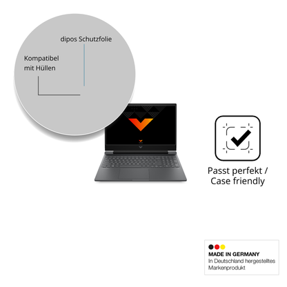 Schutzfolie mit optimaler Passform, zur Verwendung mit Hüllen geeignet