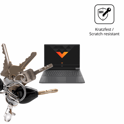 dipos Displayschutz für HP Victus 16 s0177ng, mattierte Oberfläche, robuste Festigkeit und perfekte Passform