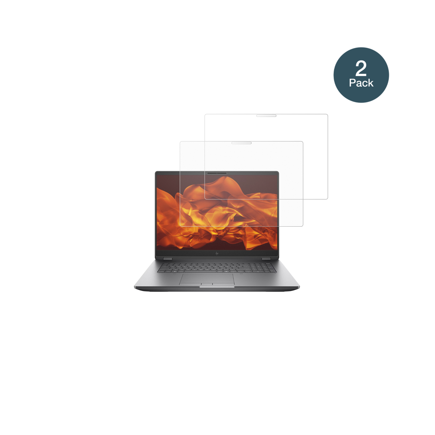 HPZBook Fury G1i 16 Zoll mit aufgebrachter dipos Panzerfolie, die lästige Fingerabdrücke minimiert