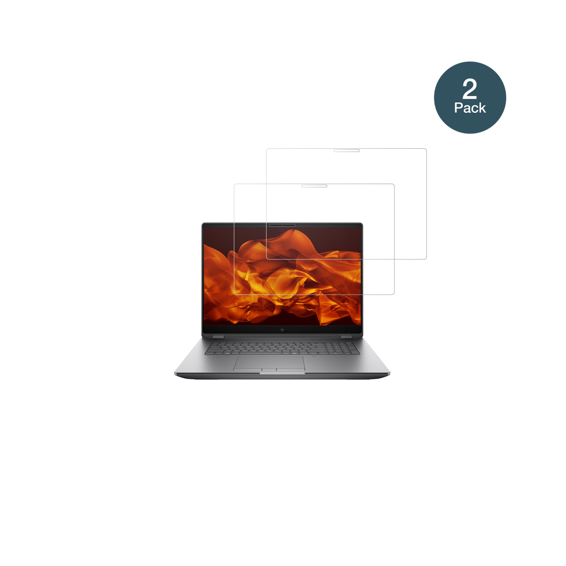HPZBook Fury G1i 16 Zoll mit aufgebrachter dipos Flex Schutzfolie, glasklare Darstellung ohne Einschränkungen
