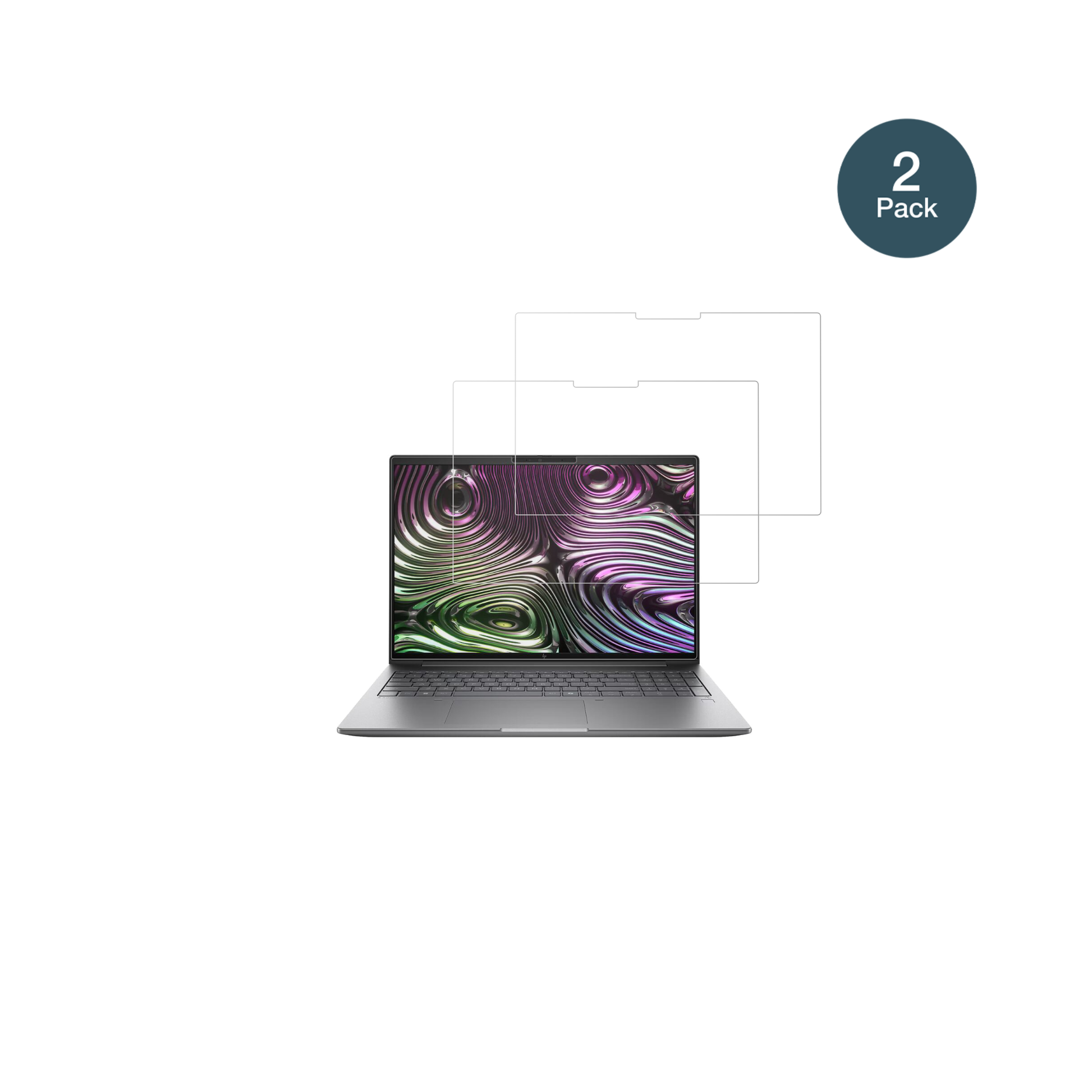 HPZBook X G1i mit aufgebrachter dipos Flex Schutzfolie, glasklare Darstellung ohne Einschränkungen