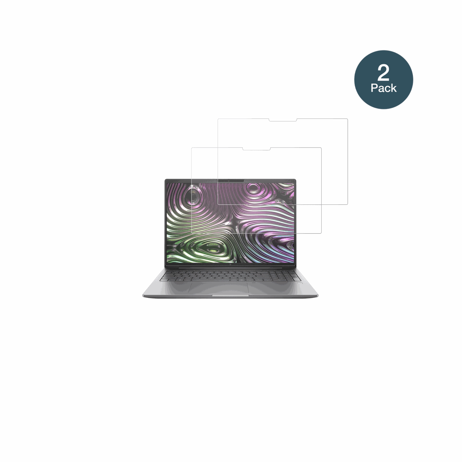 HPZbook X G1i 16 Zoll mit aufgebrachter dipos Panzerfolie, die lästige Fingerabdrücke minimiert
