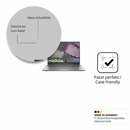 Schutzglasfolie mit optimaler Passform, zur Verwendung mit Hüllen geeignet