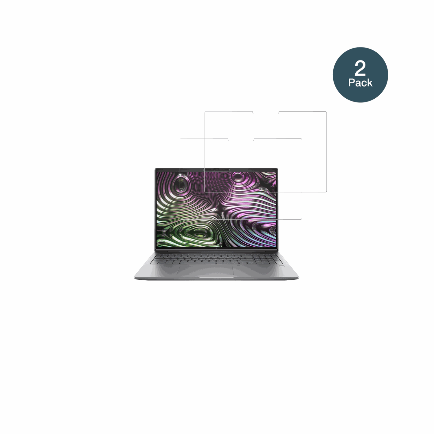 HPZbook X G1i 16 Zoll mit aufgebrachter dipos Flex Schutzfolie, glasklare Darstellung ohne Einschränkungen