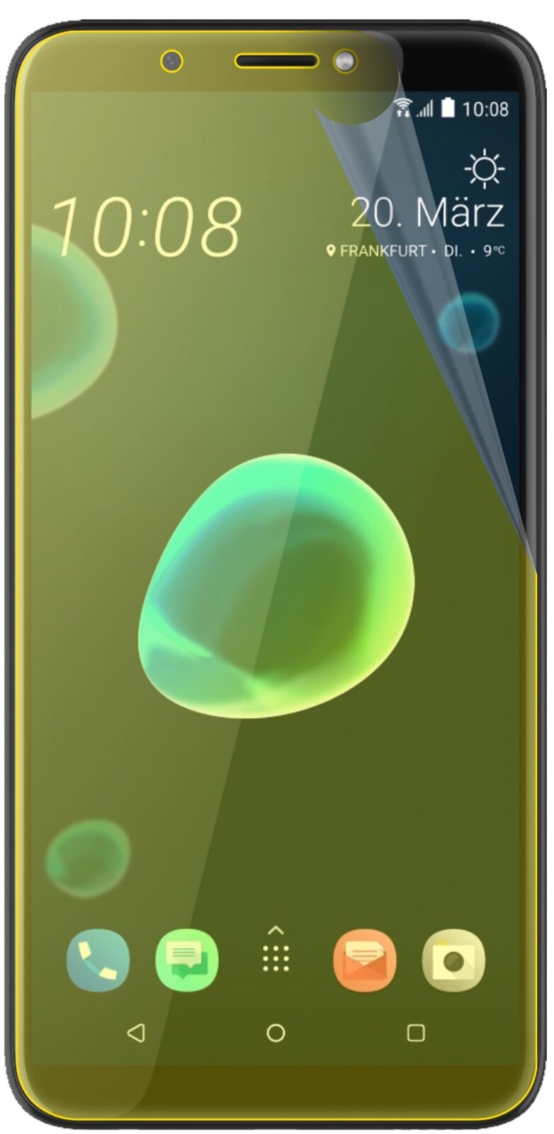 dipos Displayschutz für HTC Desire 12 Plus, transparente Oberfläche, geringe Dicke und perfekte Passform