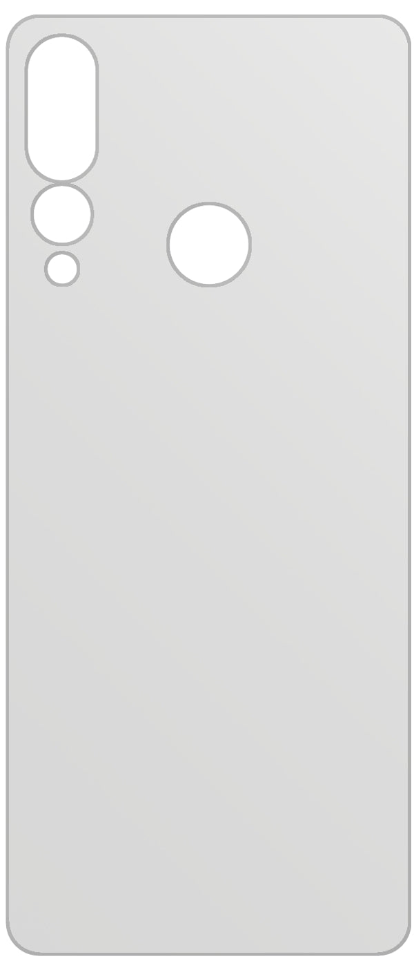 dipos Displayschutz für HTC Wildfire X Rückseite, mattierte Oberfläche, geringe Dicke und perfekte Passform