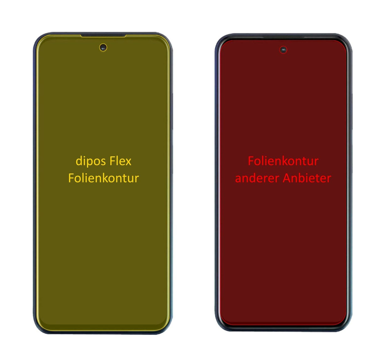 3x Screen Protector for HTC Desire 21 Pro 5G Protective Film covers 100% dipos