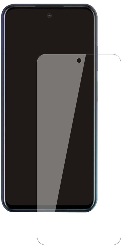 HTCDesire 21 Pro 5G mit aufgebrachter dipos Flex Schutzfolie, glasklare Darstellung ohne Einschränkungen