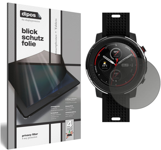 Blickschutzfolie für Huami Amazfit Stratos 3 matt Schutzfolie Privacy