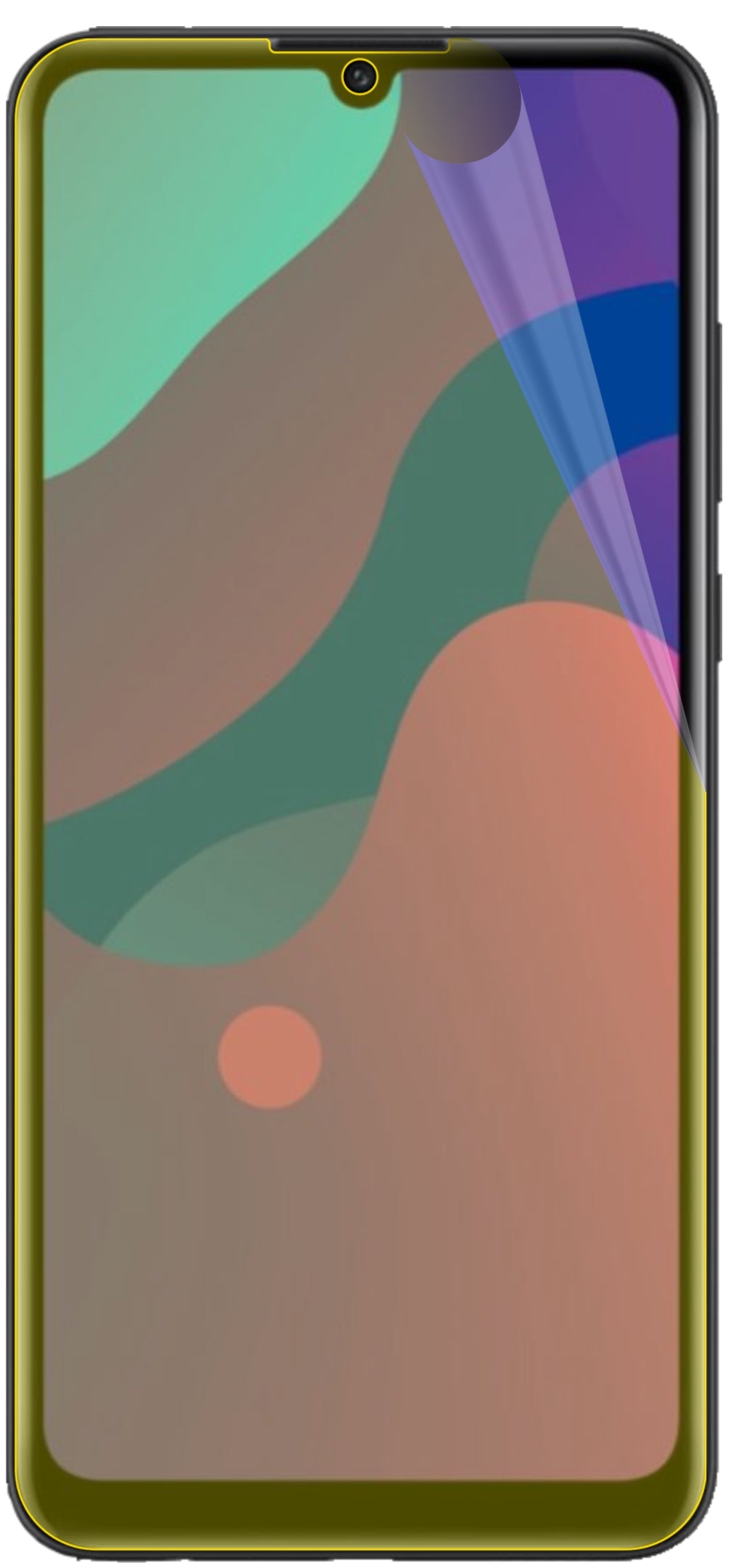 dipos Displayschutz für Huawei Enjoy 10e, transparente Oberfläche, geringe Dicke und perfekte Passform