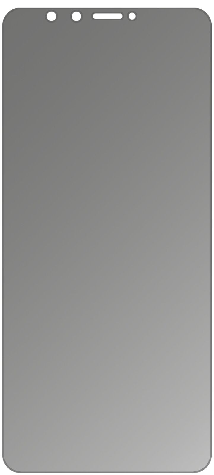 dipos Displayschutz für Huawei Enjoy 8e, mattierte Oberfläche, Blickschutzfilter und perfekter Passform