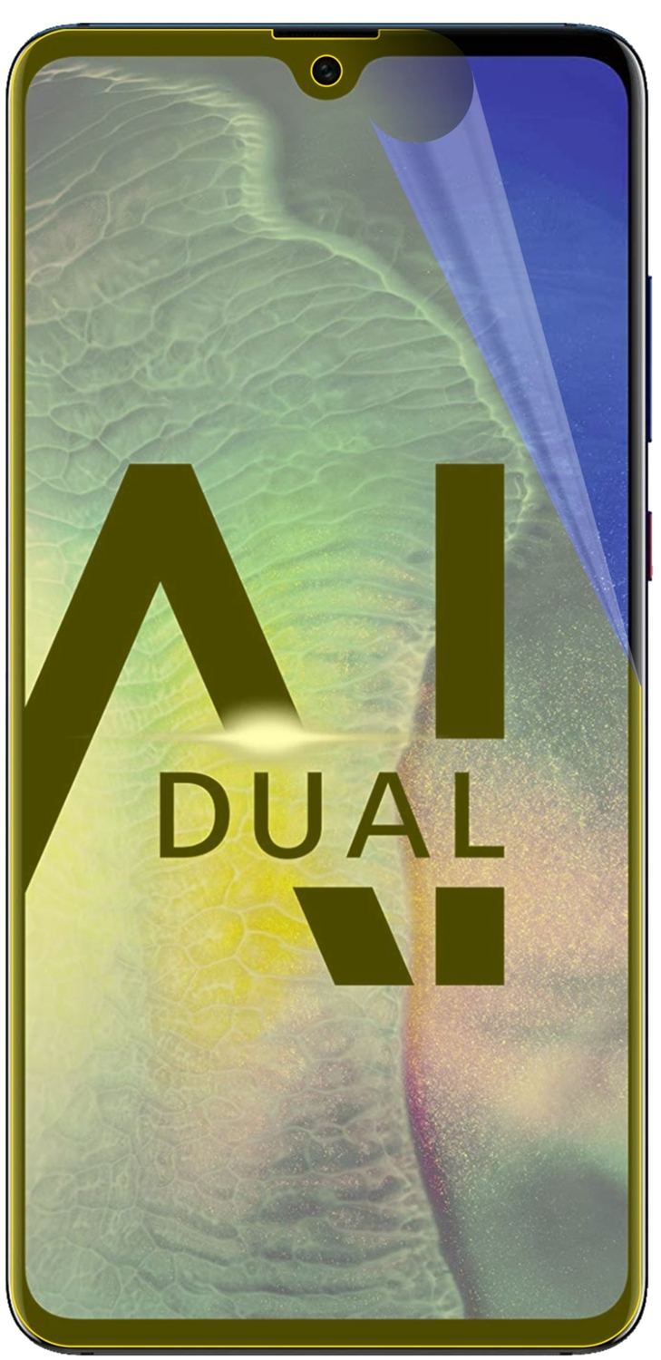dipos Displayschutz für Huawei Mate 20, transparente Oberfläche, geringe Dicke und perfekte Passform