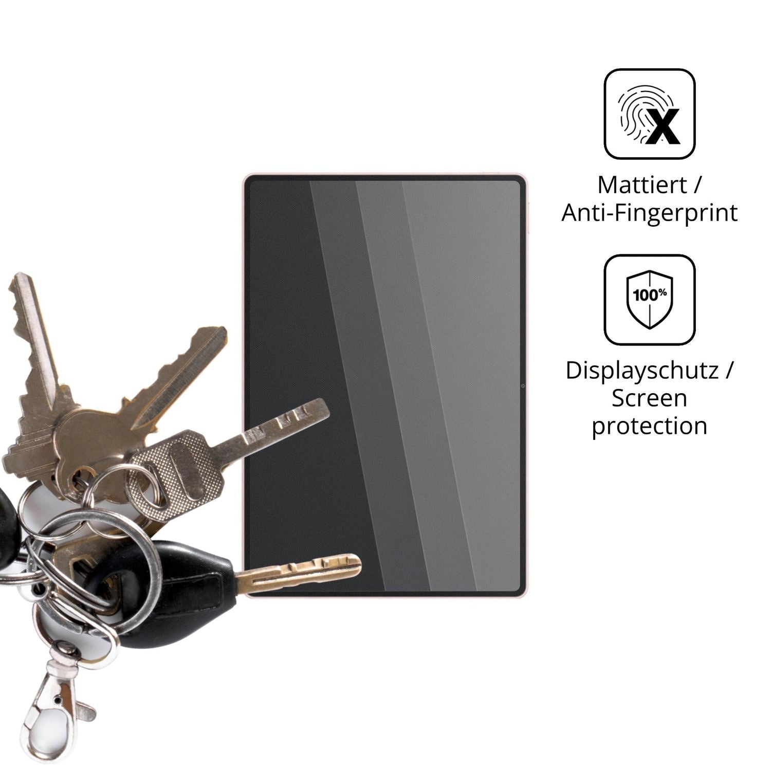 dipos Displayschutz für Huawei MatePad Air 2026, mattierte Oberfläche, Blickschutzfilter und perfekter Passform