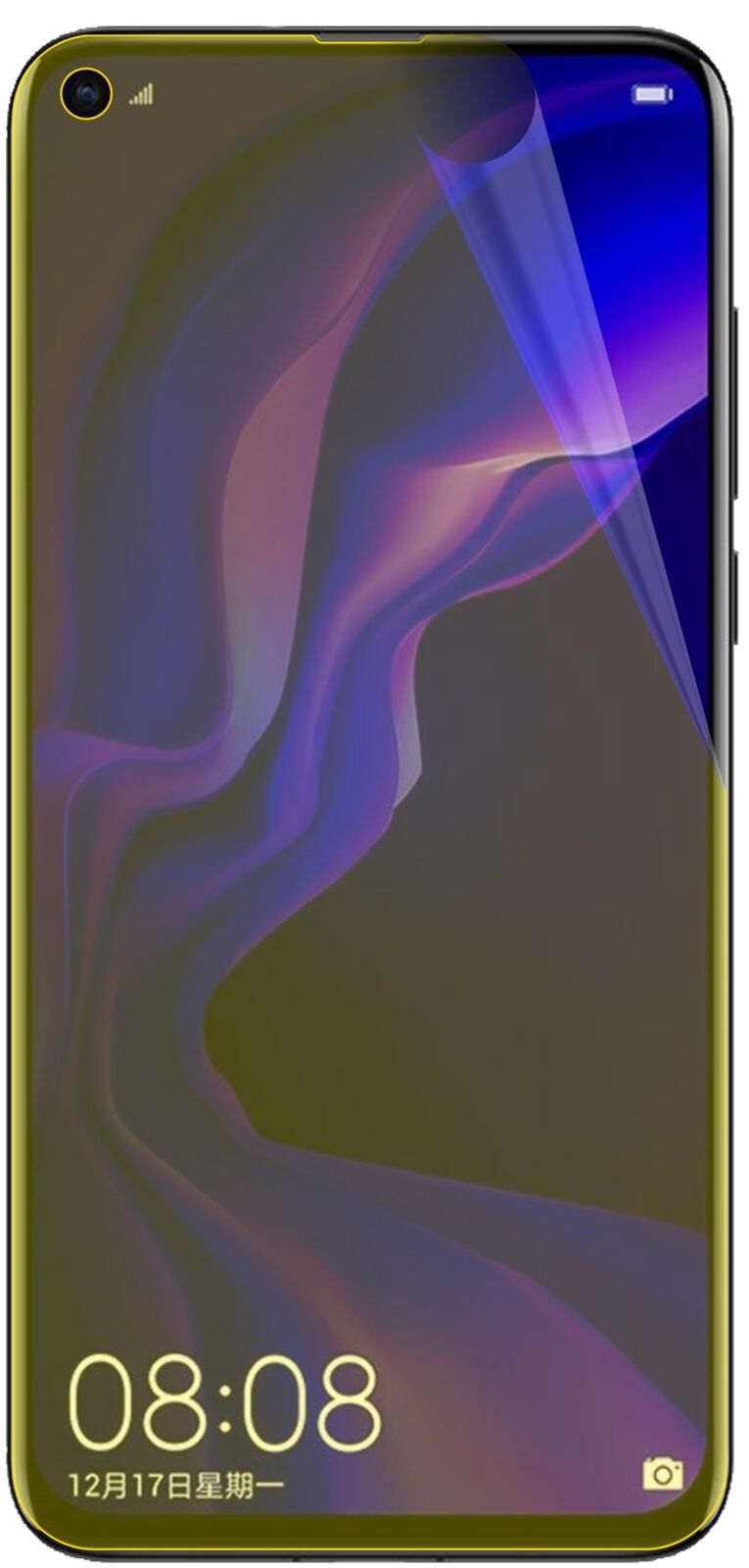 dipos Displayschutz für Huawei Nova 4, transparente Oberfläche, geringe Dicke und perfekte Passform