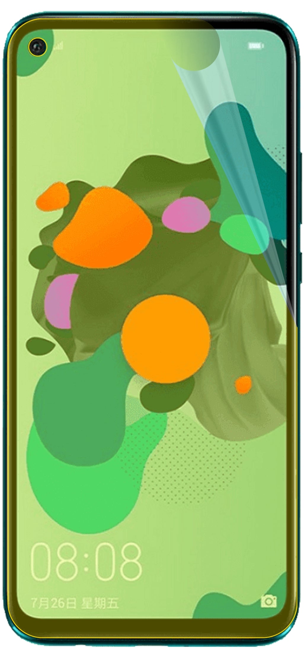 dipos Displayschutz für Huawei nova 5z, transparente Oberfläche, geringe Dicke und perfekte Passform