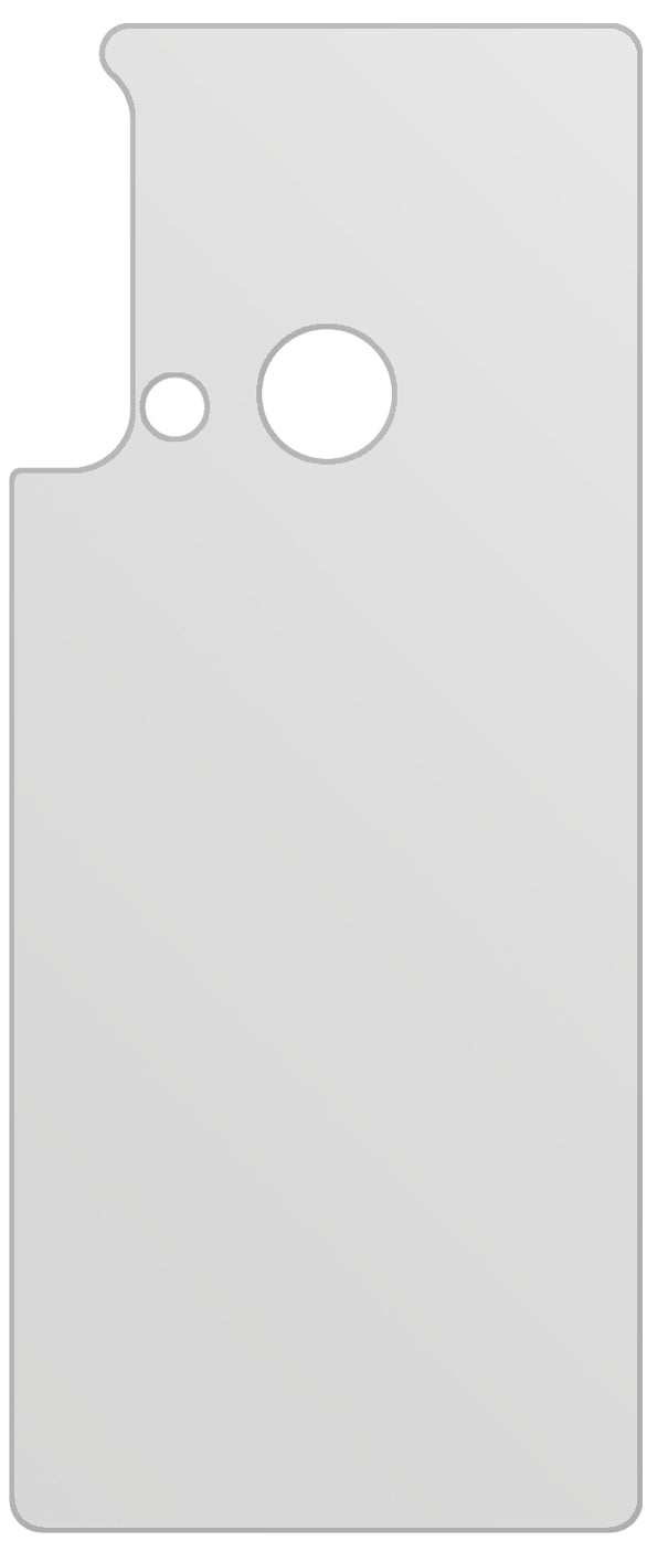 dipos Displayschutz für Huawei nova 5i Rückseite, mattierte Oberfläche, geringe Dicke und perfekte Passform