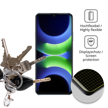 dipos Displayschutz für Huawei Nova Y72S, transparente Oberfläche, geringe Dicke und perfekte Passform