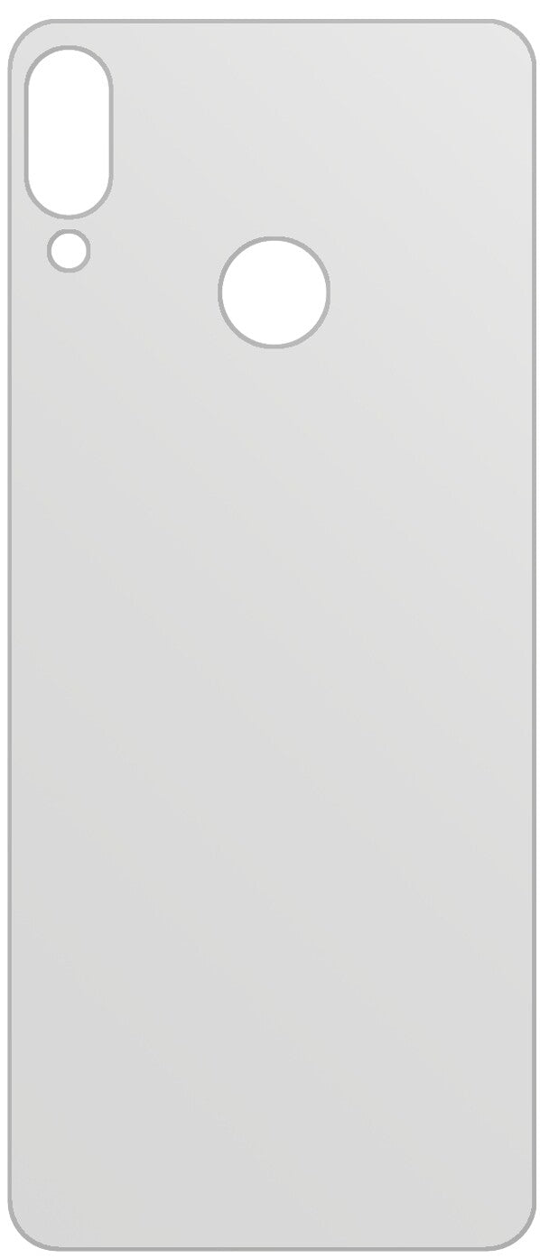 dipos Displayschutz für Huawei P Smart (2019) Rückseite, mattierte Oberfläche, geringe Dicke und perfekte Passform