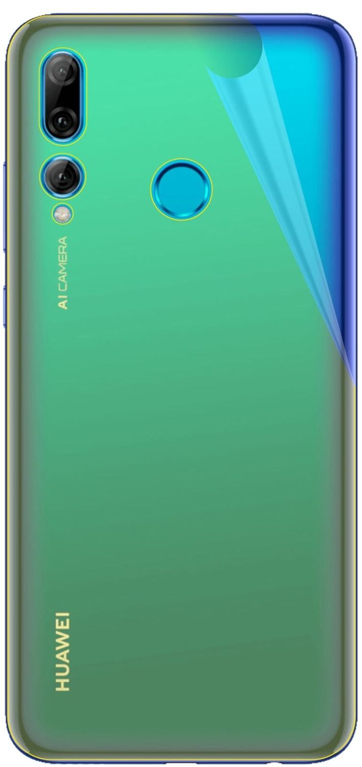 dipos Displayschutz für Huawei P Smart Plus (2019) Rückseite, transparente Oberfläche, geringe Dicke und perfekte Passform