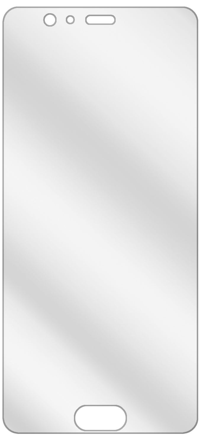 dipos Displayschutz für Huawei P10 Plus, transparente Oberfläche, geringe Dicke und perfekte Passform