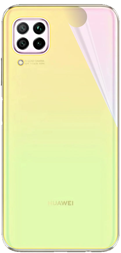dipos Displayschutz für Huawei P40 Lite Rückseite, transparente Oberfläche, geringe Dicke und perfekte Passform
