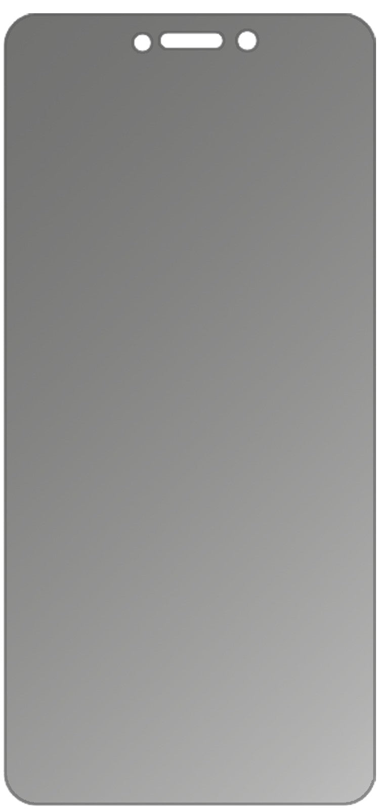dipos Displayschutz für Huawei P8 Lite2017, mattierte Oberfläche, Blickschutzfilter und perfekter Passform
