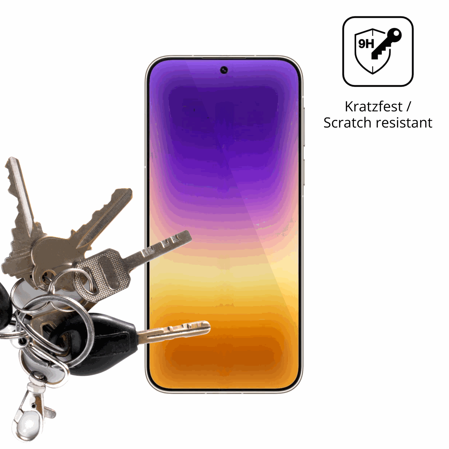 dipos Displayschutz für Huawei Pura 90 Pro Max, transparente Oberfläche, perfekte Passform auch für die Rundungen