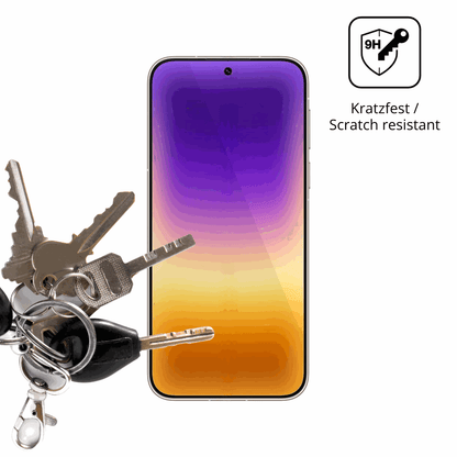 dipos Displayschutz für Huawei Pura 90 Pro Max, transparente Oberfläche, perfekte Passform auch für die Rundungen