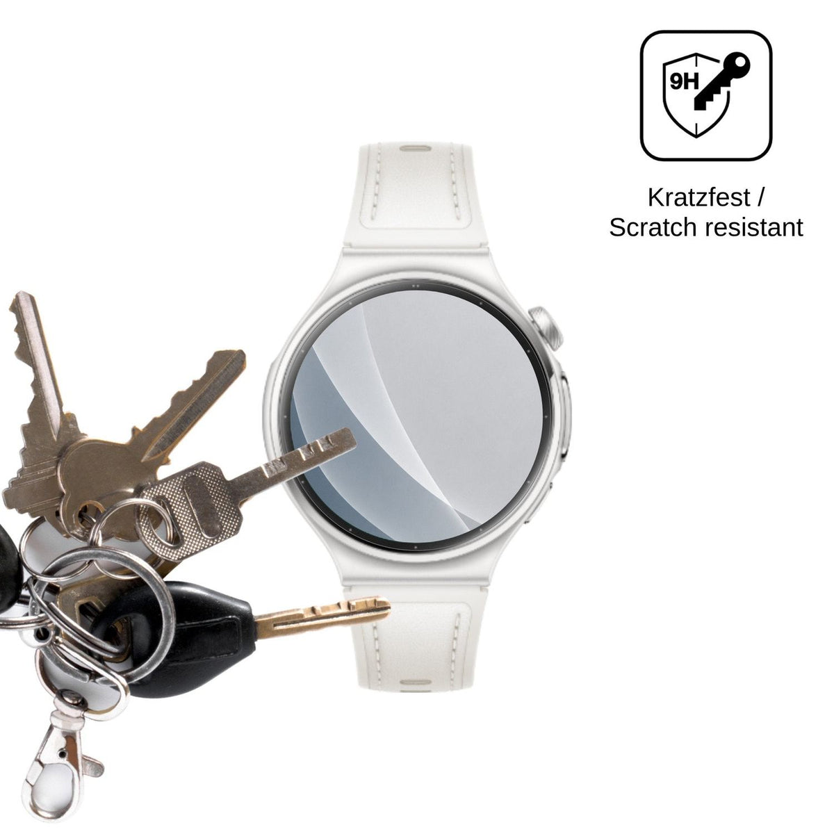 2x Screen Protector for Huawei Watch 6 42mm matte Flexible Glass 9H dipos