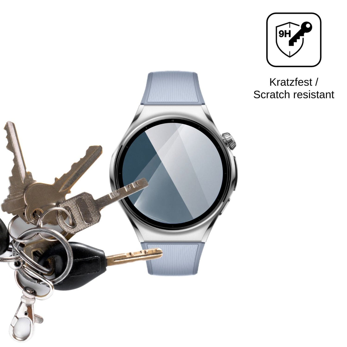 2x Screen Protector for Huawei Watch 6 46 mm Flexible Glass 9H dipos