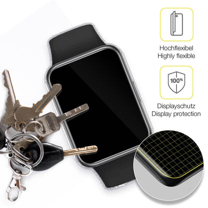 dipos Displayschutz für Huawei Watch Fit 2, transparente Oberfläche, geringe Dicke und perfekte Passform