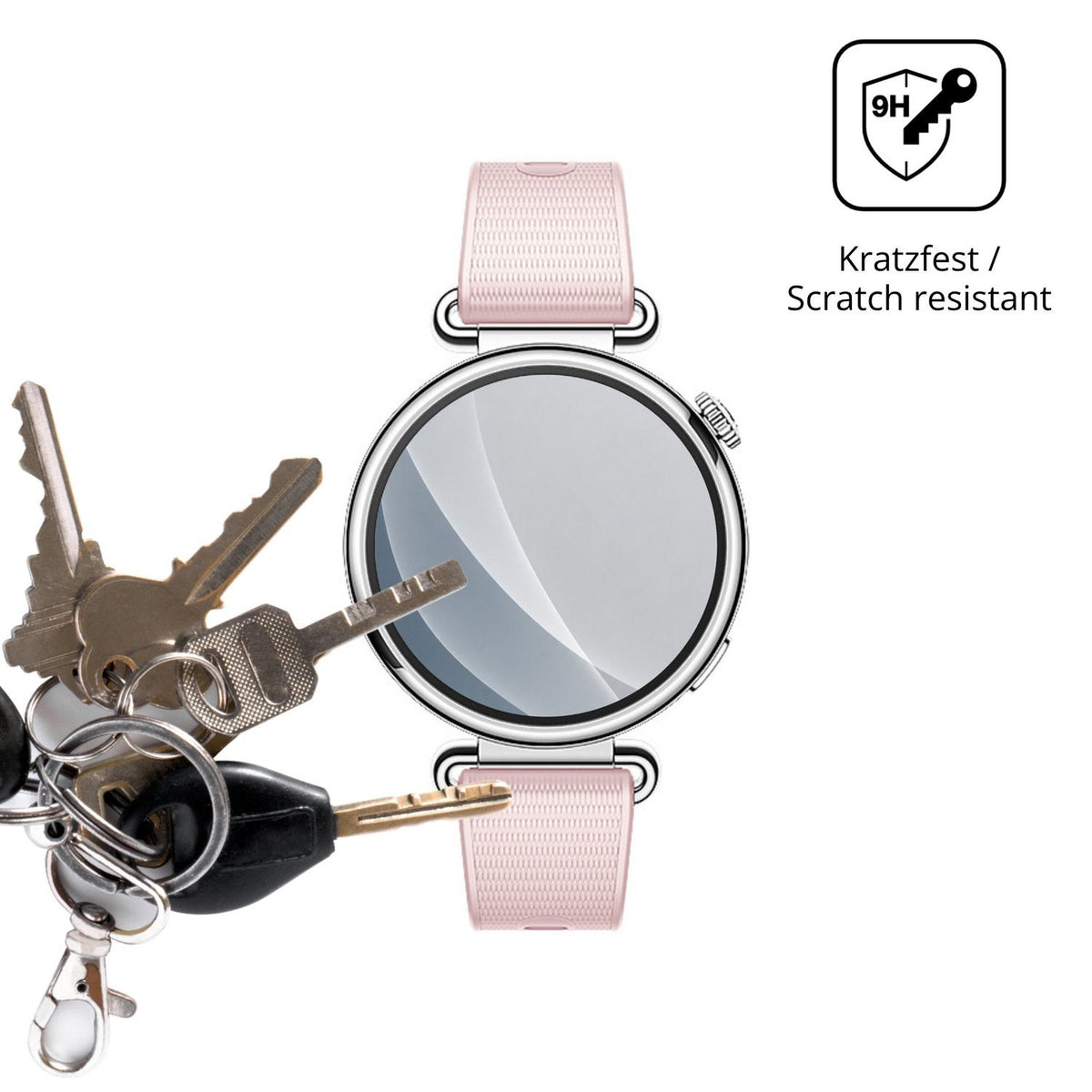 dipos Displayschutz für Huawei Watch GT 7 41 mm, mattierte Oberfläche, robuste Festigkeit und perfekte Passform