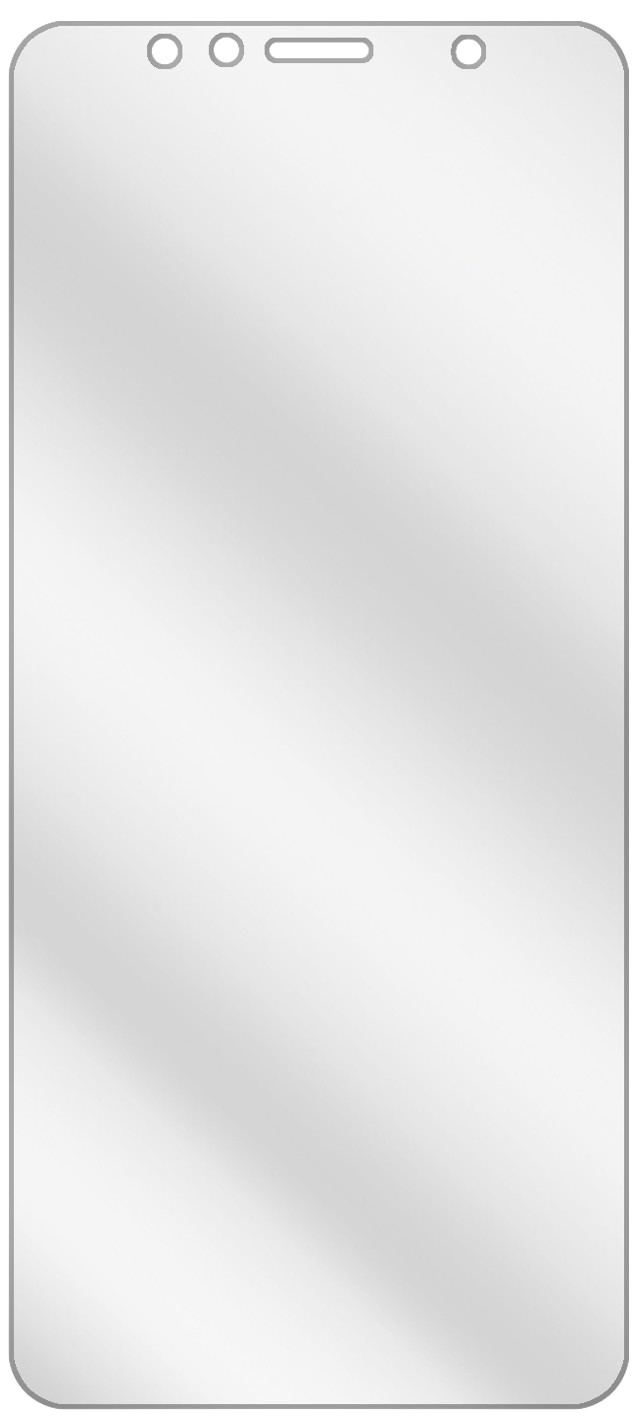dipos Displayschutz für Huawei Y6 (2018), transparente Oberfläche, geringe Dicke und perfekte Passform