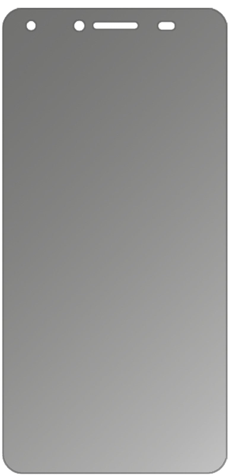 dipos Displayschutz für Huawei Y6 II Compact, mattierte Oberfläche, Blickschutzfilter und perfekter Passform