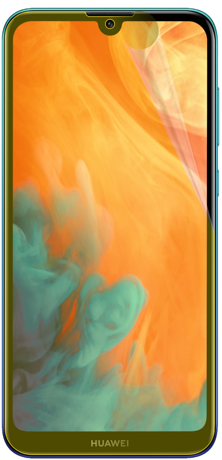 dipos Displayschutz für Huawei Y7 Prime (2019), transparente Oberfläche, geringe Dicke und perfekte Passform