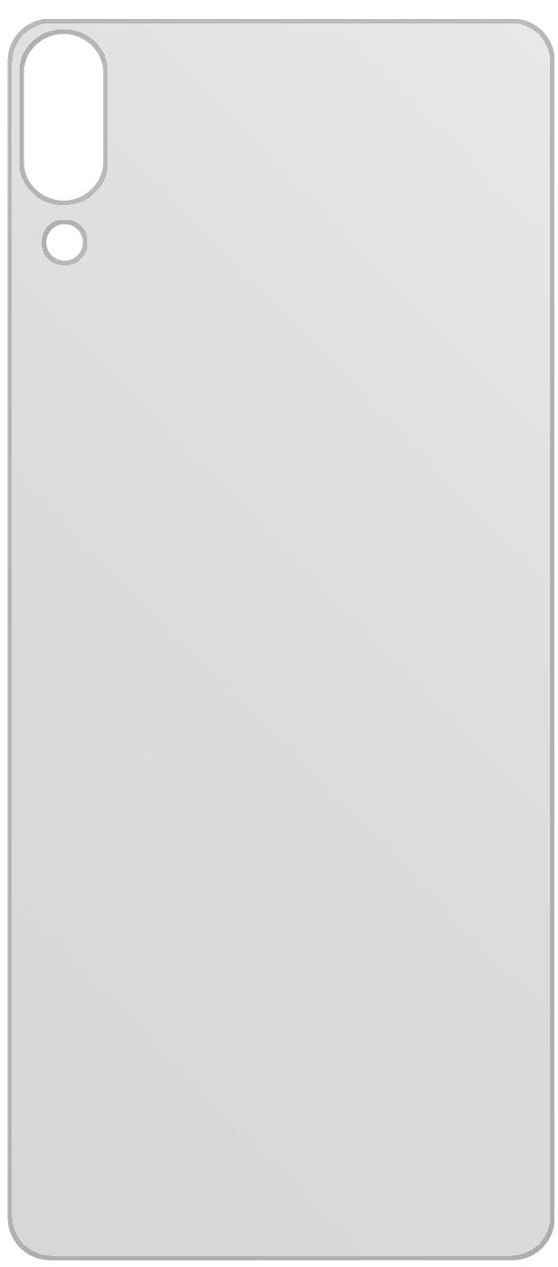 dipos Displayschutz für Huawei Y7 Pro (2019) Rückseite, mattierte Oberfläche, geringe Dicke und perfekte Passform