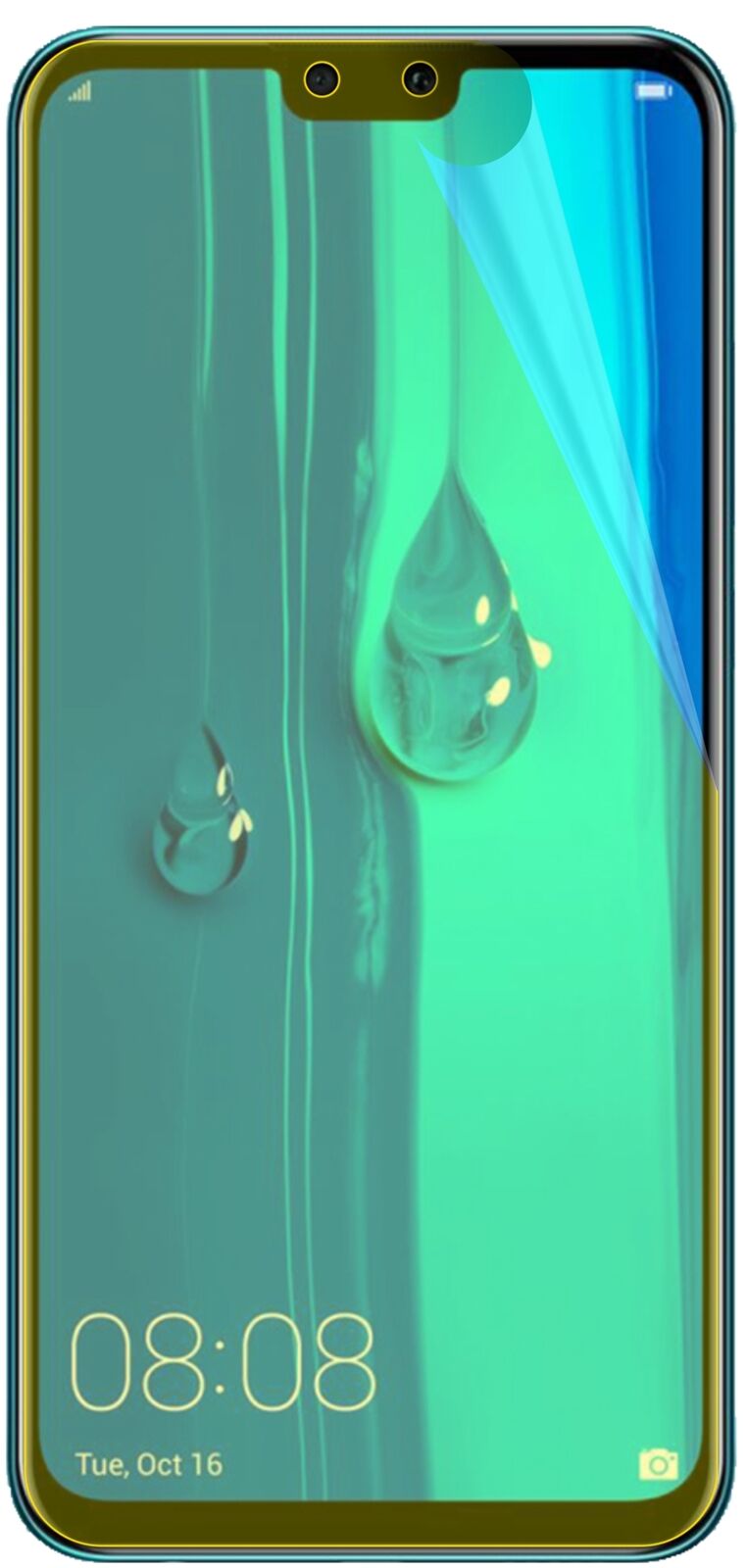 dipos Displayschutz für Huawei Enjoy 9 Plus, transparente Oberfläche, geringe Dicke und perfekte Passform