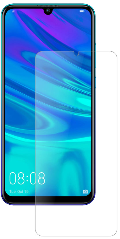 HuaweiEnjoy 9S mit aufgebrachter dipos Panzerfolie, die lästige Fingerabdrücke minimiert