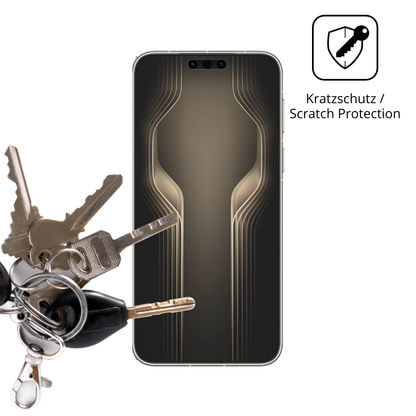 Schutz gegen Kratzer auf dem huaweimate 80 rs Glas durch Schlüssel oder Ähnliches