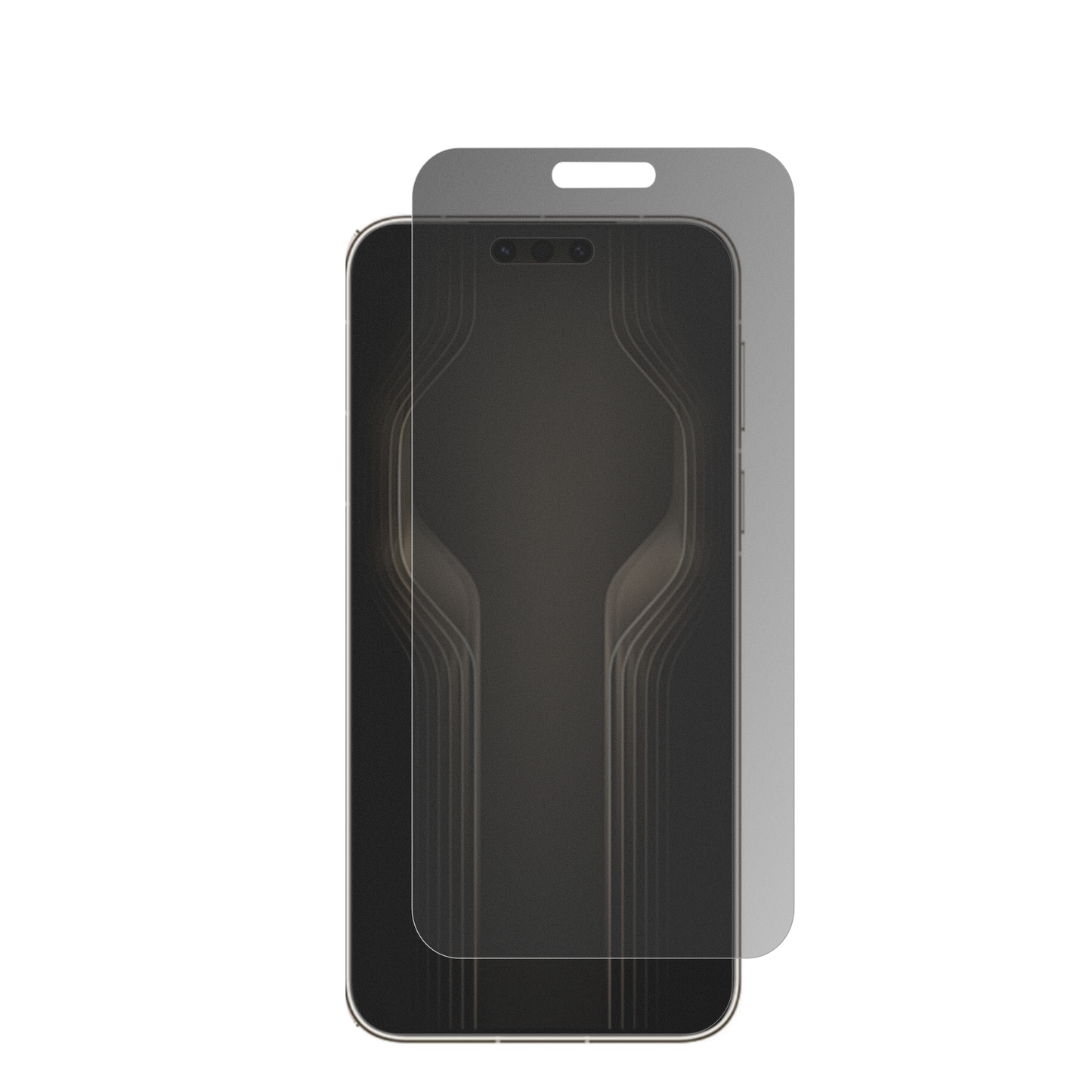 huaweimate 80 pro max mit aufgebrachtem dipos Displayschutz, der seitliche Einblicke blockiert