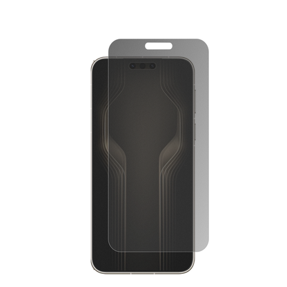 huaweimate 80 pro max mit aufgebrachtem dipos Displayschutz, der seitliche Einblicke blockiert